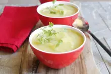 Soupe poireau pommes de terre thermomix