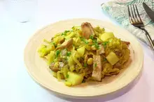 Curry végétarien aux poireaux