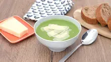 Velouté de roquette et parmesan
