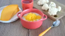 Recette velouté de chou fleur au cumin et mimolette pour bébé