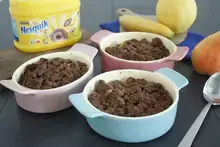 Crumble Poires NESQUIK