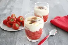 Minestrone de fraises au mascarpone avec RICORÉ® Original, Café & Chicorée