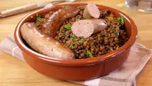 Saucisses lentilles