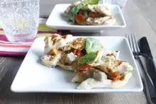 Escalopes de poulet farcies à l'artichaut Cookeo