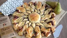 Tarte soleil poire chocolat
