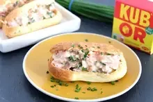Eclairs au saumon citron et ciboulette