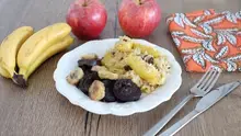 Riz à l'antillaise et boudin noir