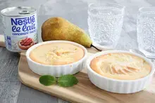 Flan amandine à la poire