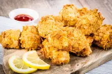Poulet pané aux corn flakes à l'Actifry