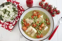 Pavés de cabillaud mijotés aux petits légumes