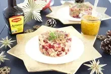 Tartare de saumon avocat grenade à l'Arome