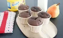 Muffins Nesquik poires