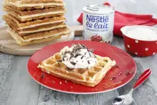 Gaufres au lait concentré Thermomix