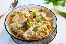 Soupe Chinoise aux Emincés Végétal Cookeo