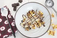 Pop-corn sauce chocolat
