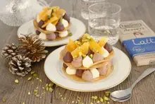 Millefeuilles croustillants 3 chocolats