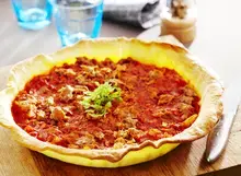 Tarte au thon et à la tomate
