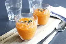 Velouté de carottes glacé Bio