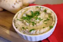 Mezze d'aubergines au yaourt