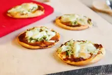 Mini pizzas à la tomate