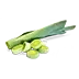 image of Leeks, (bulb and lower leaf-portion), raw