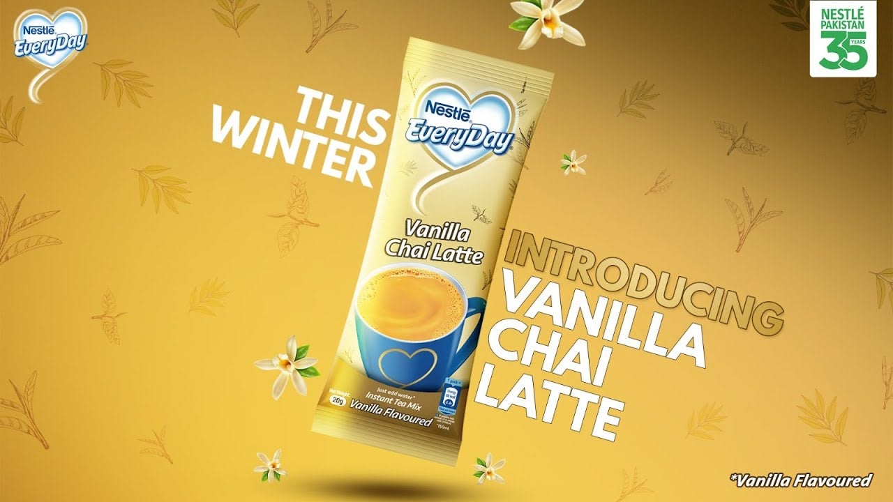 Preview image for the video "This winter, introducing NESTLÉ EVERYDAY Vanilla Chai Latte!! Tou bus ab Kholo, Gholo, Maza Uthao.".