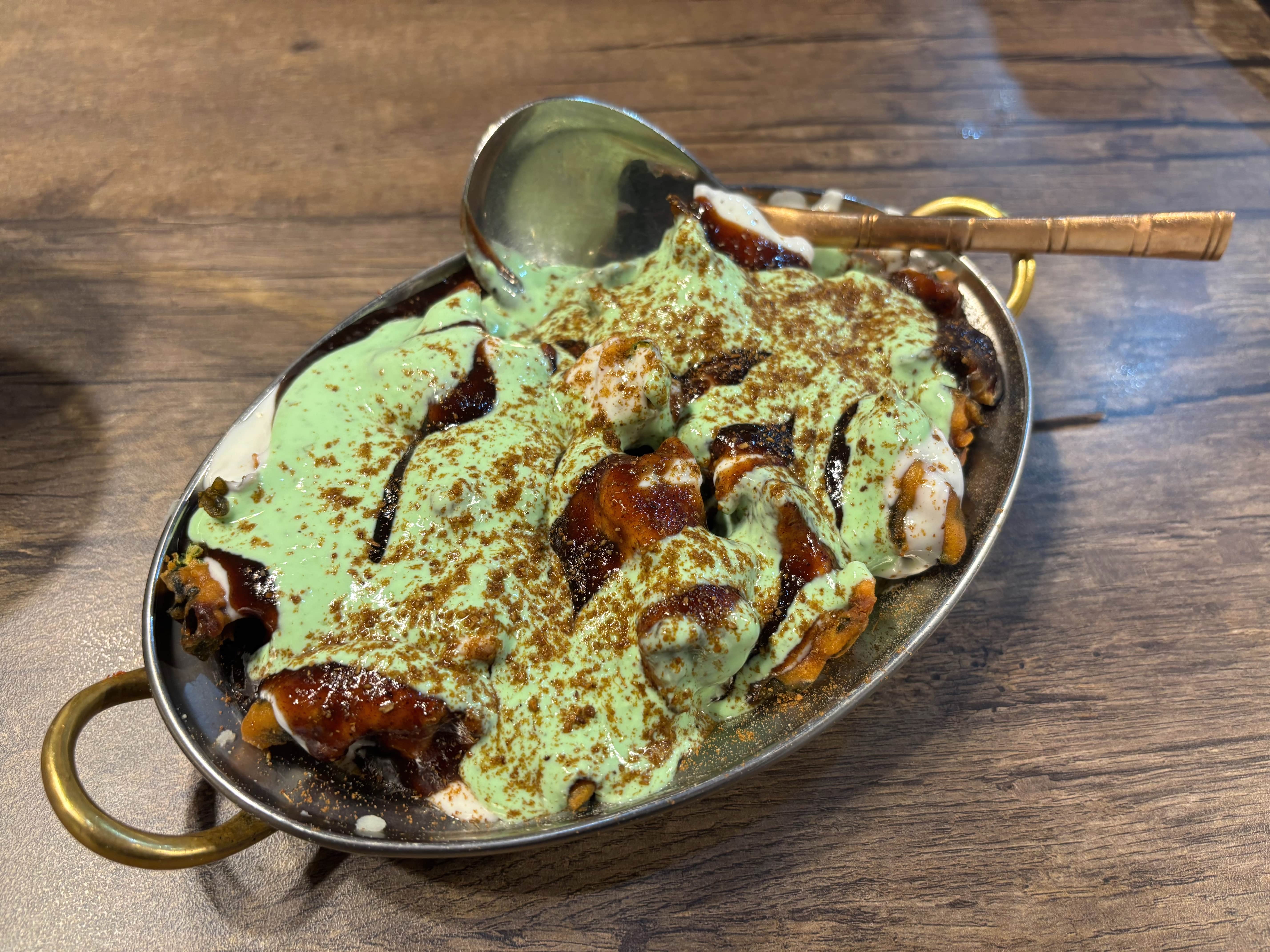 potato chip chaat