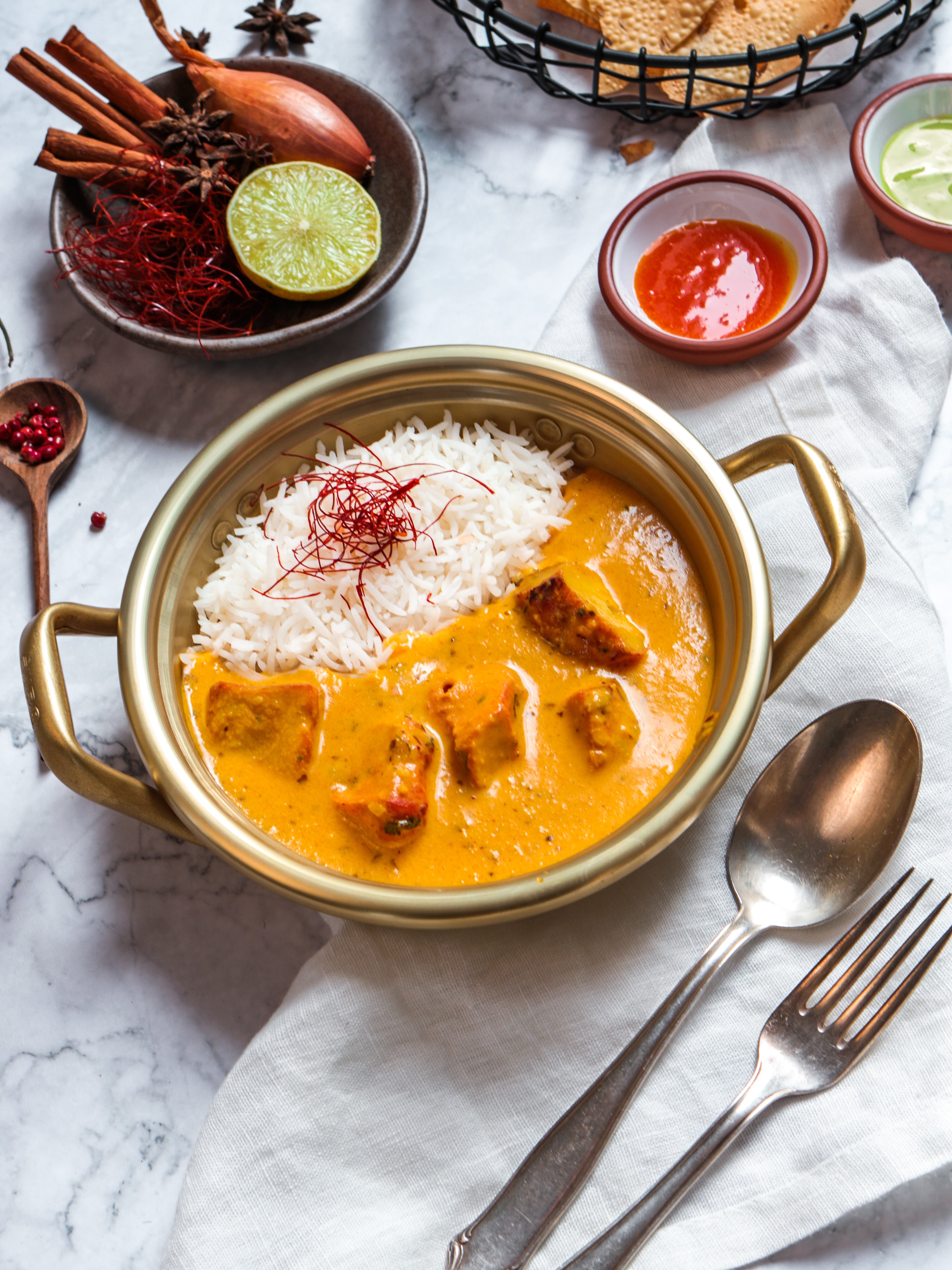chicken malai handi