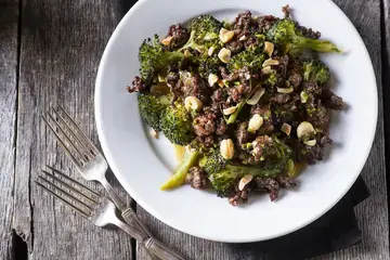 Minced Beef and Broccoli