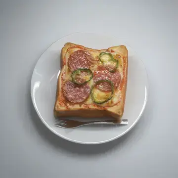 cheesy bread pizza