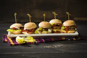 mini burgers