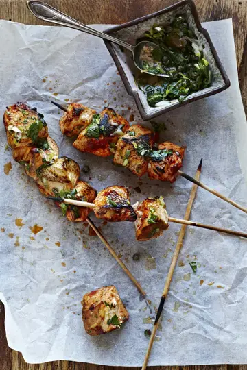 Chicken skewer boti