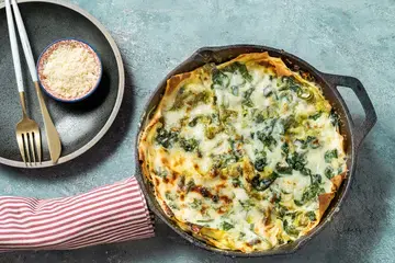 chicken and spinach pasta