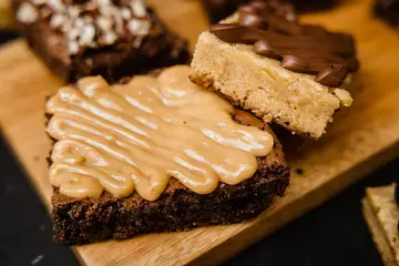 Hazelnut Swirl Blondies