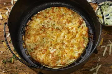 Air fried quesadilla