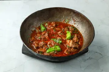 mutton tika karahi