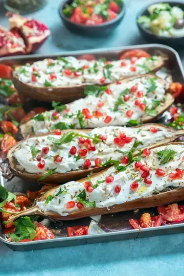 grilled eggplant raita