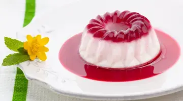 Milk Pudding and Rose Jelly
