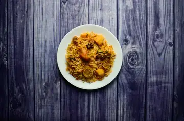 Sindhi Biryani with Potatoes