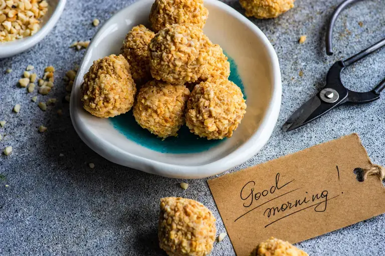 peanut butter banana bites
