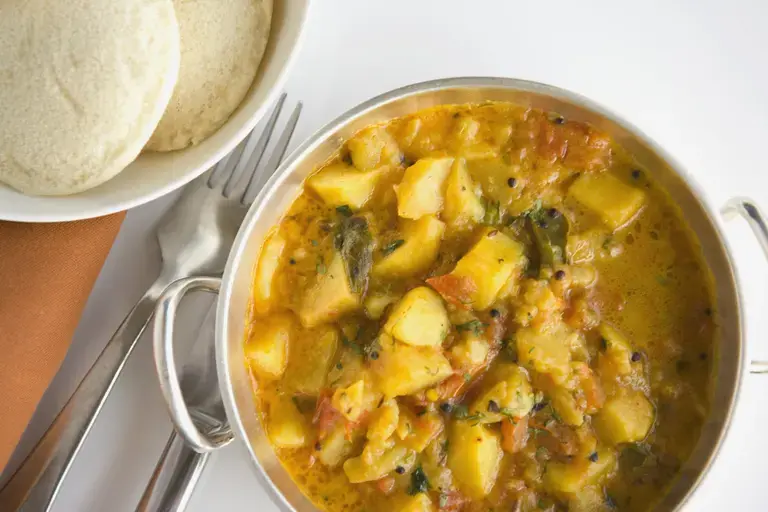 spiced potato curry