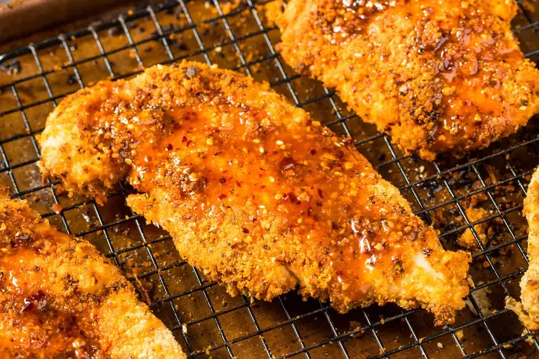 oven baked strips