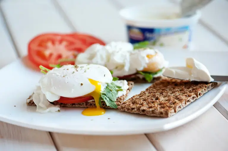 Poached eggs