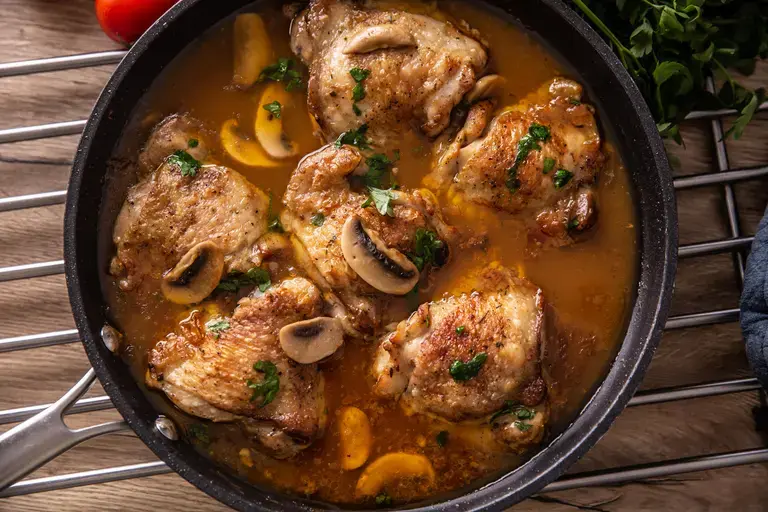 Chicken with Mushroom Sauce