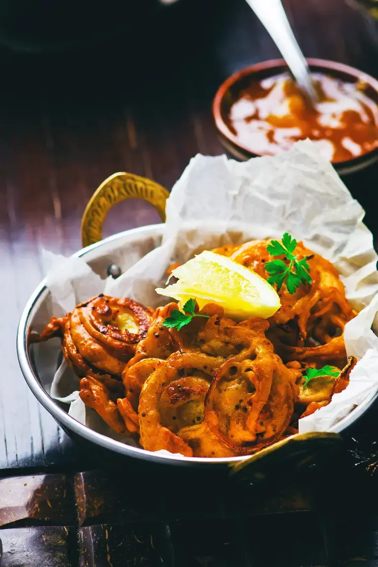 Onion Pakora in Air Fryer