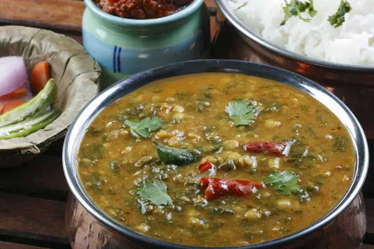 Aloo Matar Plating