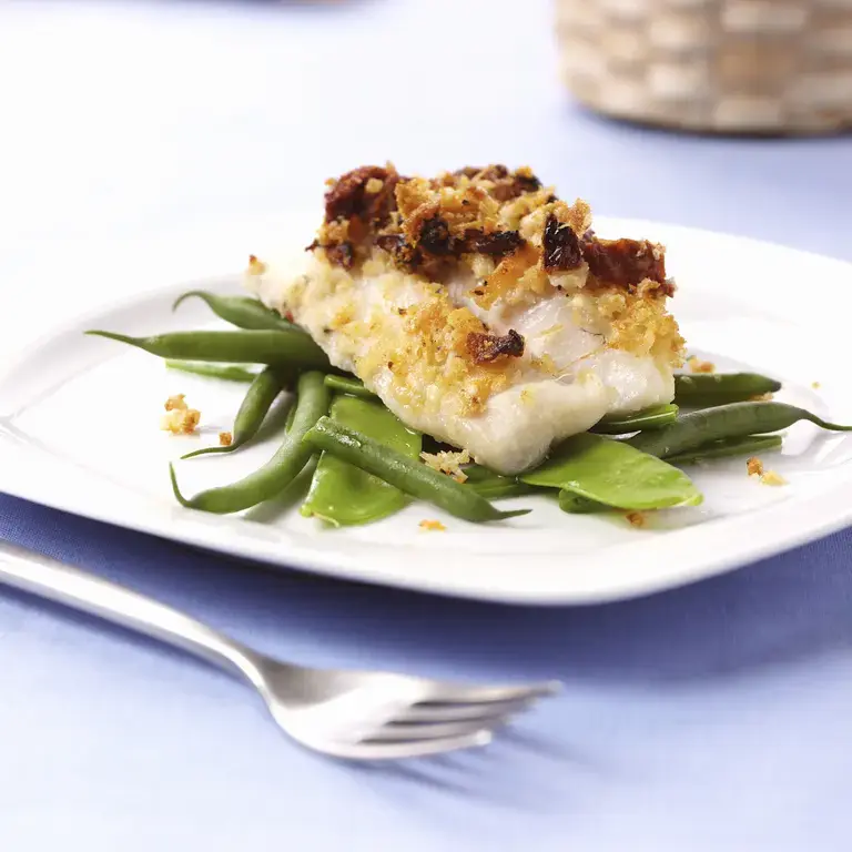 Cracker crusted fish