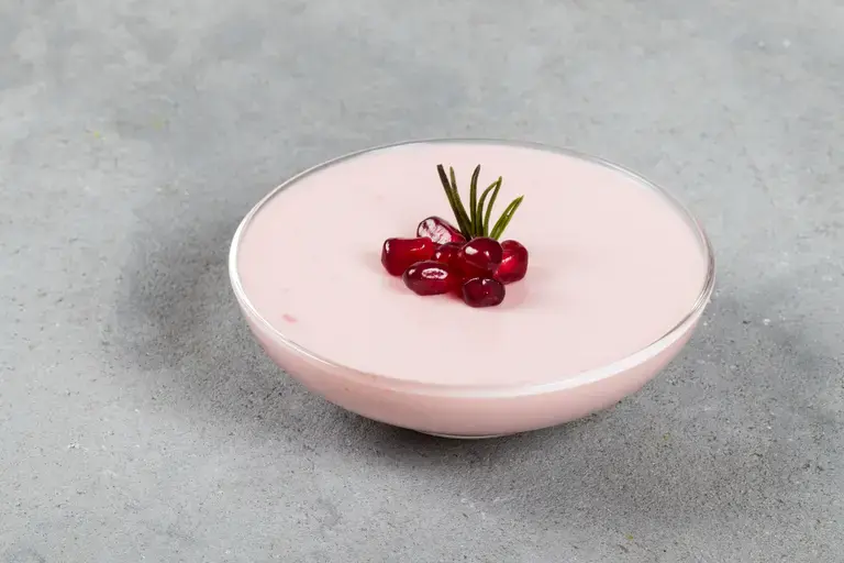 fruit gelatine whip