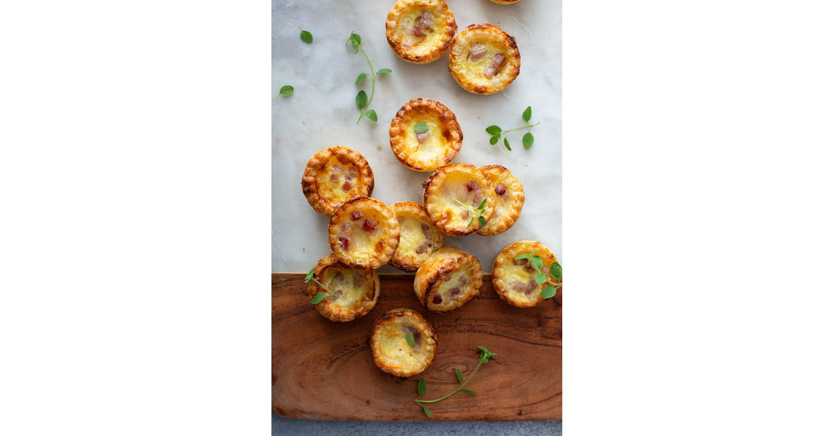 Sausage and Cheese Mini Quiches