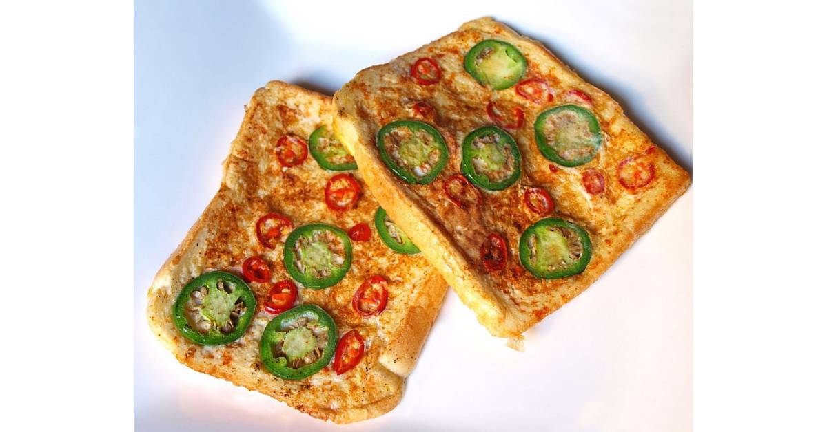 Masala Toast with Cheese